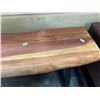 Image 2 : Live Edge Wood Console Table, W46"x x D14"