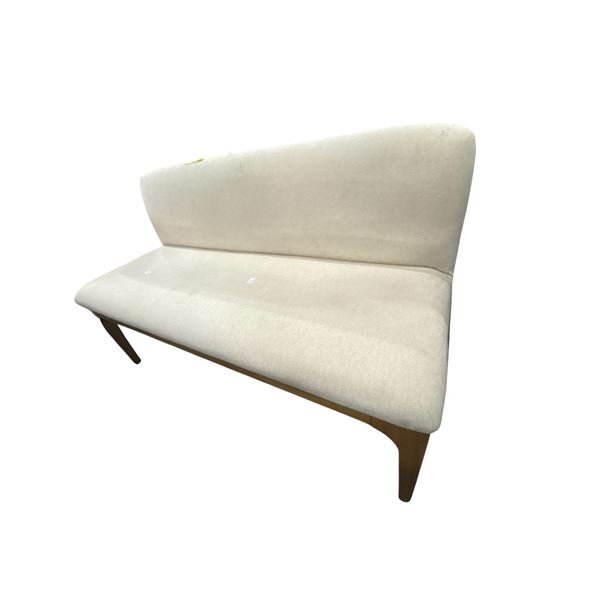 New - Article Rosin 53" Armless Banquette - Natural Oak and Sand Ivory - RV: $799