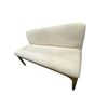 Image 1 : New - Article Rosin 53" Armless Banquette - Natural Oak and Sand Ivory - RV: $799