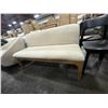 Image 2 : New - Article Rosin 53" Armless Banquette - Natural Oak and Sand Ivory - RV: $799