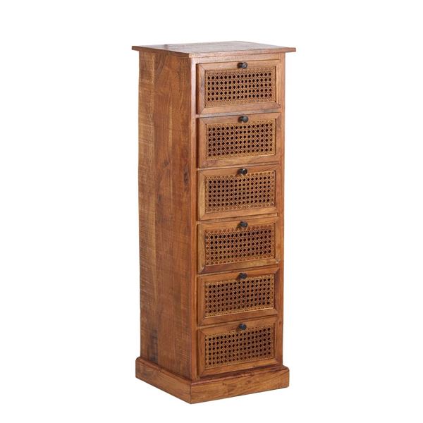 BNIB - Chiffonier 6-Drawer Wooden Chest, 16.5x16.47" (CH6DRW-SP) - RV $495