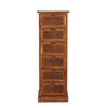 Image 2 : BNIB - Chiffonier 6-Drawer Wooden Chest, 16.5x16.47" (CH6DRW-SP) - RV $495