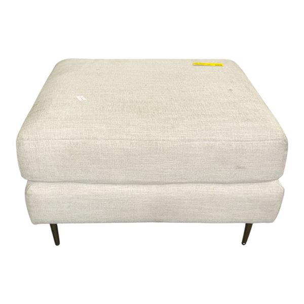 Ramos Ottoman Bradley Dove - approx. 27in x 22in x 16in H
