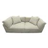 Image 1 : Sundays Contemporary Deep-Seat Lounge Sofa Couch â€“ Light Gray / Textured Fabric