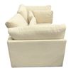 Image 3 : Sundays Contemporary Fabric Deep Lounge Sofa Couch â€“ Cream / Light Beige