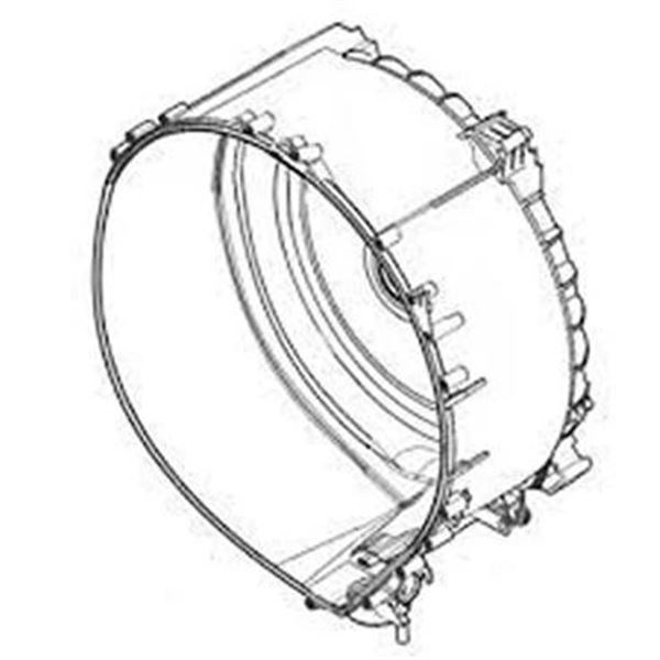 Box of New Electrolux DSP Tub Front (5304533999) & Front Tub Shell P2NA (SVCWA02625104)