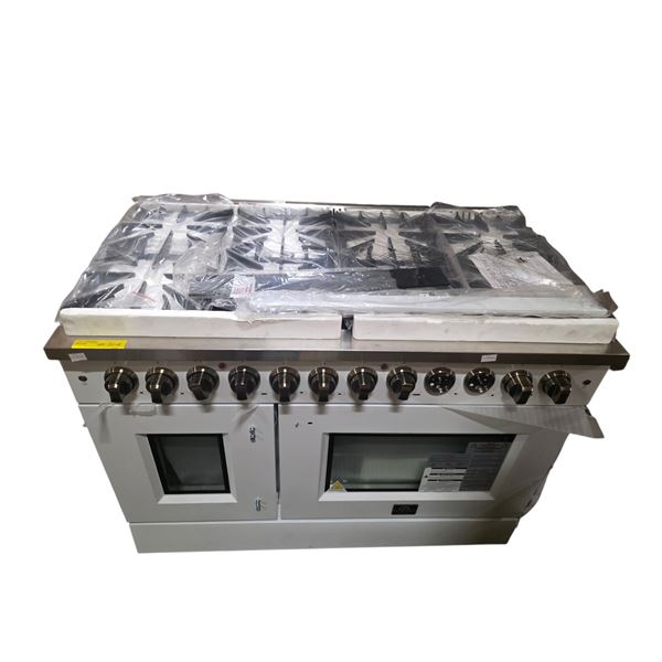 New - Forno Double Oven Dual Fuel Range with 8 Burners