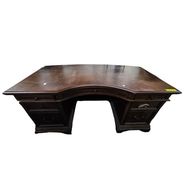 Dark Wood Executive Desk