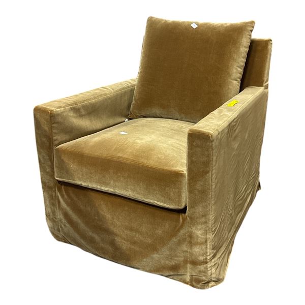 New - Have A Spin Swivel Lounge Chair Gold, W29 (SMP-CHA-YJ-020-157)