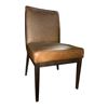 Image 2 : New Sundays Fixed Cover Dining Armchair Natural Oak Vintage Leather