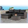 Image 4 : BNIB - Patioflare Emmett 3-Piece Outdoor Sectional - RV: $1500 (Model PF-CS290PS-BK)