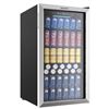 Image 1 : BNIB - EUHOMY Beverage Refrigerator Cooler, 130 Can Mini Fridge with Glass Door BR001-110 RV $339.98