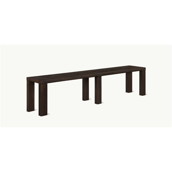 BNIB - Foundry 78.5" Bench Dark Brown Oak (SMP-BEN-BC-015-131)