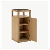 Image 1 : BNIB - Sundays Glimpse Pedestal White Oak (SMP-SID-SH-005-192)