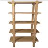 Image 2 : BNIB - Sunday's - Colapso Tall Single Bookcase Pale Oak - 47 x 17 x 70in - Retail Price: $1,999