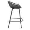 Image 4 : BNIB Patioflare Outdoor Barstools 4-Pack, Grey (Model PF11220)