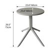 Image 3 : BNIB - Patioflare 24IN Foldable Patio Table, Grey - RV: $149.99