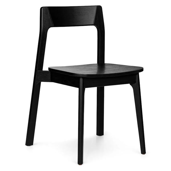 BNIB - Set of 2 Article Gusfa Stackable Dining Chair - Black (ART0617)