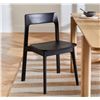 Image 4 : BNIB - Set of 2 Article Gusfa Stackable Dining Chair - Black (ART0617)