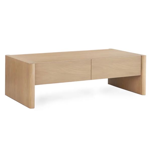 BNIB - Article Torme Coffee Table - Smoked Oak (ART2492)