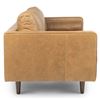 Image 3 : BNIB - Article Sven 88" Tufted Leather Sofa - Charme Tan - RV: $2499 (ART2841)