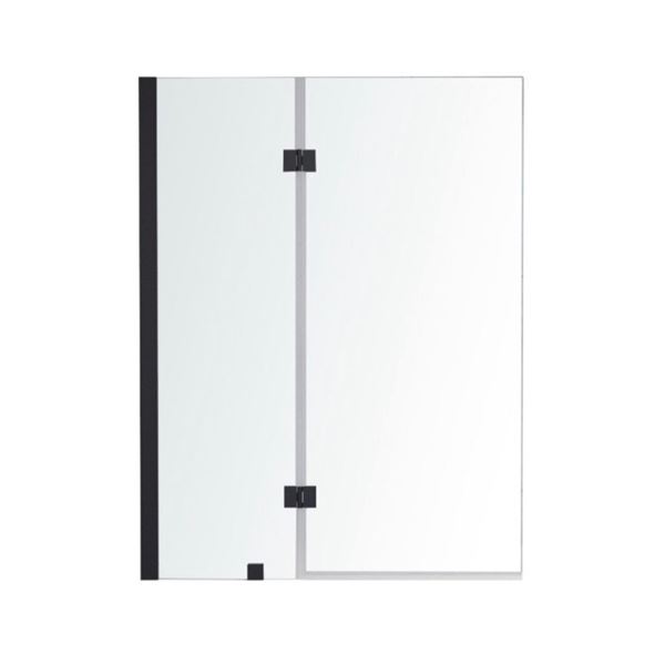 BNIB - Savana Bath Screen, 55x42" (Model BS-5104-BLK)