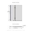 Image 3 : BNIB - Savana Bath Screen, 55x42" (Model BS-5104-BLK)