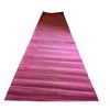 Image 1 : 26ft Modern Burgundy Plush Long Hallway Runner Rug - approx. 26ft x 5.5ft