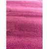 Image 2 : 26ft Modern Burgundy Plush Long Hallway Runner Rug - approx. 26ft x 5.5ft