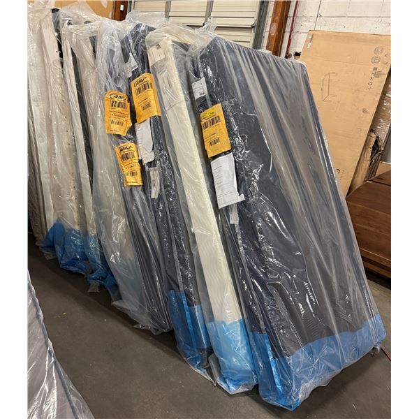 8 pc assorted box springs - mostly twin - from trucking claim