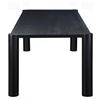 Image 3 : BNIB - Moe's Post Dining Table Large Oak Black - RV: $3099 (BC-1112-02-0)