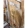 Image 1 : Group of 3 BNIB Moe's Furniture Parts Include Mono Dining Table Top, Rocca Bench Parts, and More