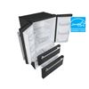 Image 3 : BNIB - Espresso Moena 36" French Door Refrigerato, Black - RV: $2999 (Model FFRBI1820-36BLK)