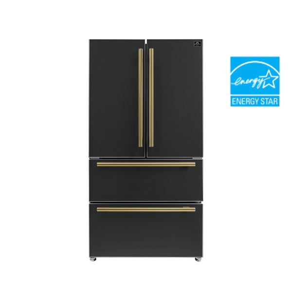 BNIB - Espresso Moena 36" French Door Refrigerato, Black - RV: $2999 (Model FFRBI1820-36BLK)
