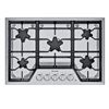 Image 1 : New - Thermador Cooktop Surface, Stainless Steel - SGS305TS