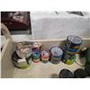 Image 2 : Metal Shelves with Misc Items, Tapes, and Small Ropes - From a Movie Set