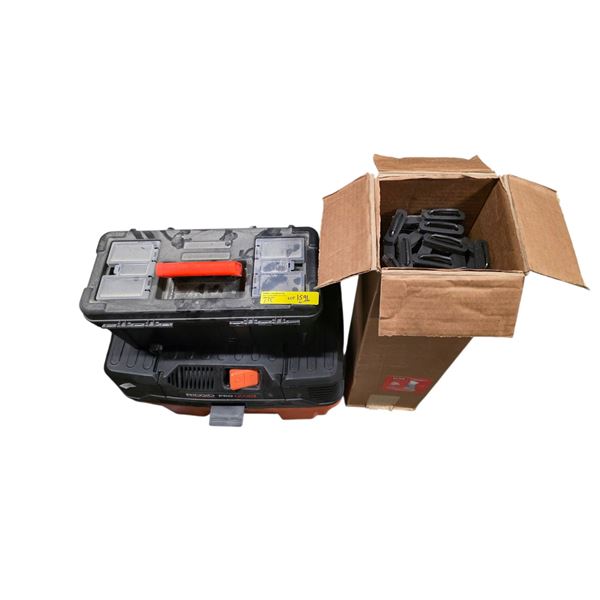 Group Lot - RIDGID Wet/Dry Vac, Tool Box and More