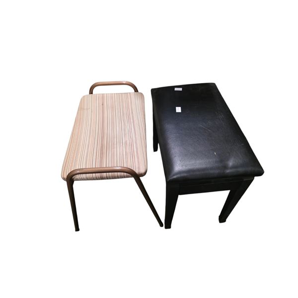 Stool and Wooden Bench
