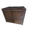 Image 2 : Walnut 2-Drawer Lateral File Cabinet