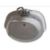 Image 4 : White Ceramic Pedestal Toilet Combo with Water Tank and Bowl