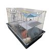 Image 2 : Hamster/Animal Cage w/Contents