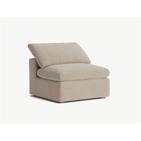 BNIB Sundays Movie Night Armless Chair - Standard - Champagne CHA-YJ-904-041 MSRP $1,470