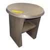 Image 1 : New - HETTA - Side Table Brushed Cool Brown Oak - SMP-SID-BC-003-243 - MSRP $320