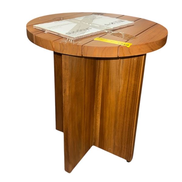 Sundays - SBD Outdoor Side Table Teak - ET-002-232 - MSRP $490