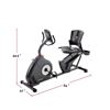 Image 7 : Schwinn 230 Recumbent Exercise Bike -  Model 230 - MSRP $799