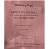 Image 2 : New Open Box - Blomberg Vented Electric Dryer-  DV17600W2 - S/n: 24218672101 - MSRP $1,299