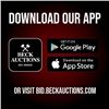 Image 1 : Get the Beck Auctions Bidding App Today!