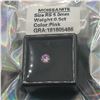 Image 1 : .5CT MOISSANITE ROUND BRILLIANT PINK WITH GRA REPORT