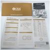 Image 2 : 1CT MOISSANITE ASSCHER GARNET WITH GRA REPORT