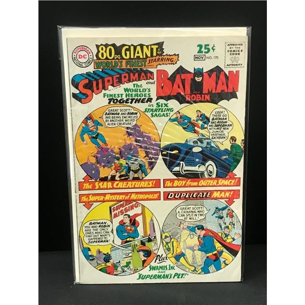 WORLD'S FINEST #170 - DC COMICS